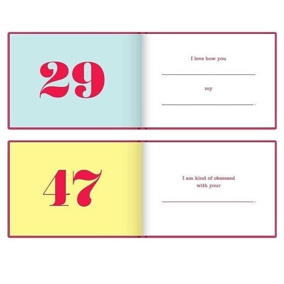 Knock Knock What I Love about You Book Fill in the Love Fill-in-the-Blank Gift - Picture 4 of 5